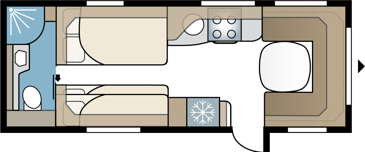 KABE Royal 630 E-TDL (E9) - 2020 kun tandem i DK