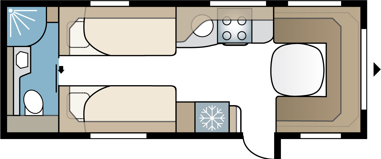 KABE Royal 630 E-TDL KS (E2) kun tandem i DK