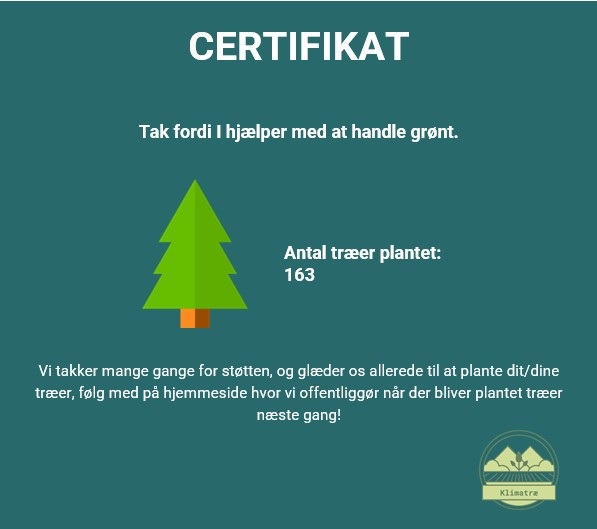 Certifikat grøn omstilling Tarup