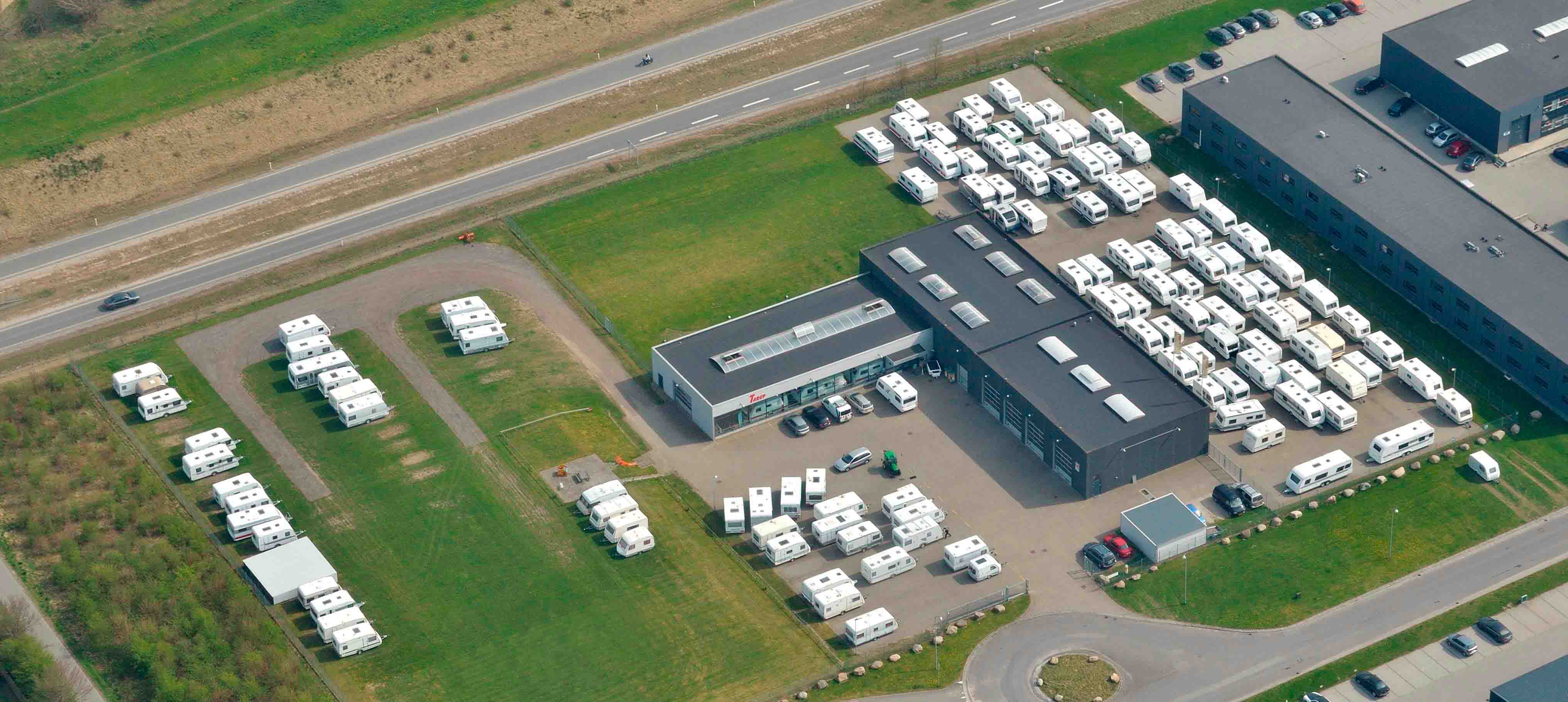 Tarup Campingcenter Luftbillede